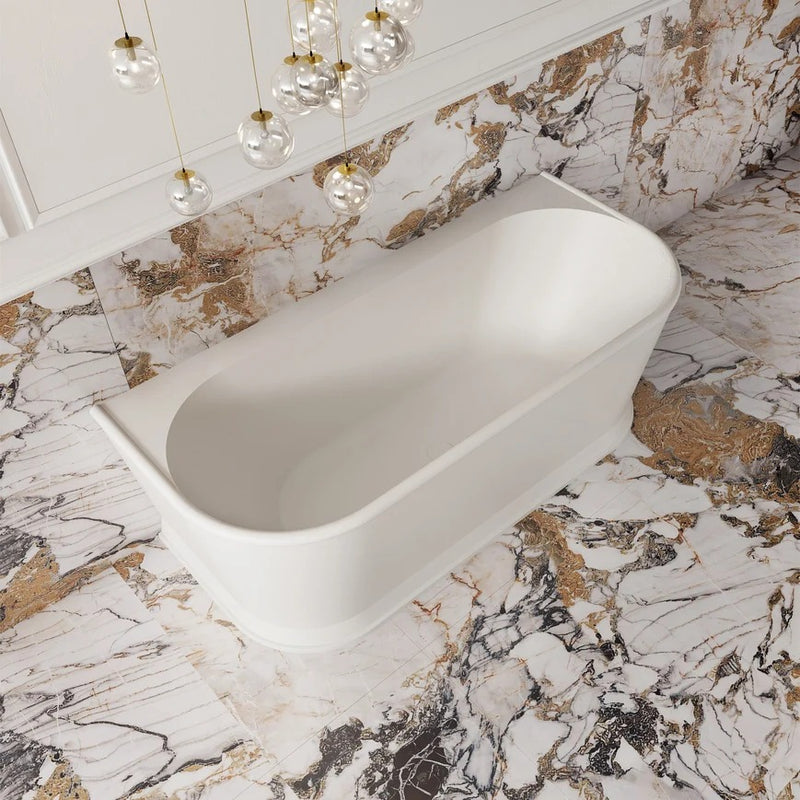 Cassa Design Westminster Back To Wall Freestanding Bath