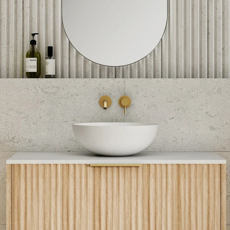 Cassa Design Auris Slim Solid Surface Above Counter Basin
