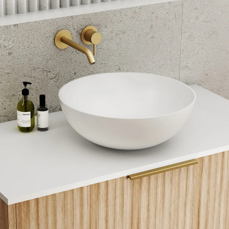 Cassa Design Auris Slim Solid Surface Above Counter Basin