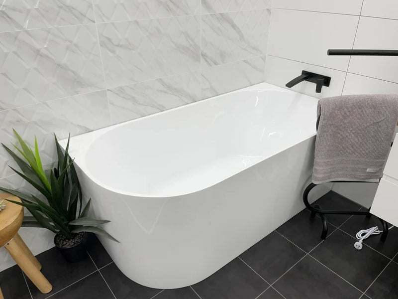 Cassa Design Auris Corner Back To Wall Bath