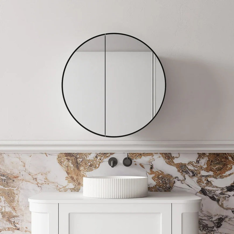 Cassa Design Auris Round Shaving Cabinet