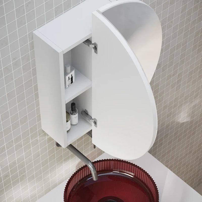 Cassa Design Elli Round 600mm Shaving Cabinet