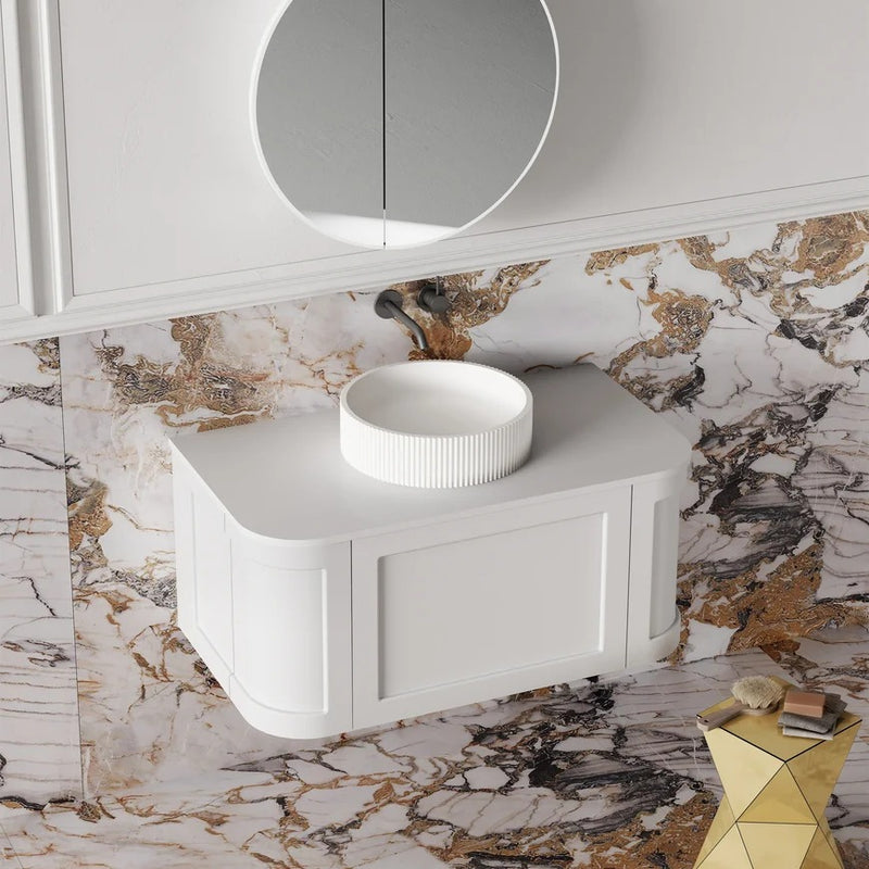 Cassa Design Westminster Curved Wall Hung Vanity