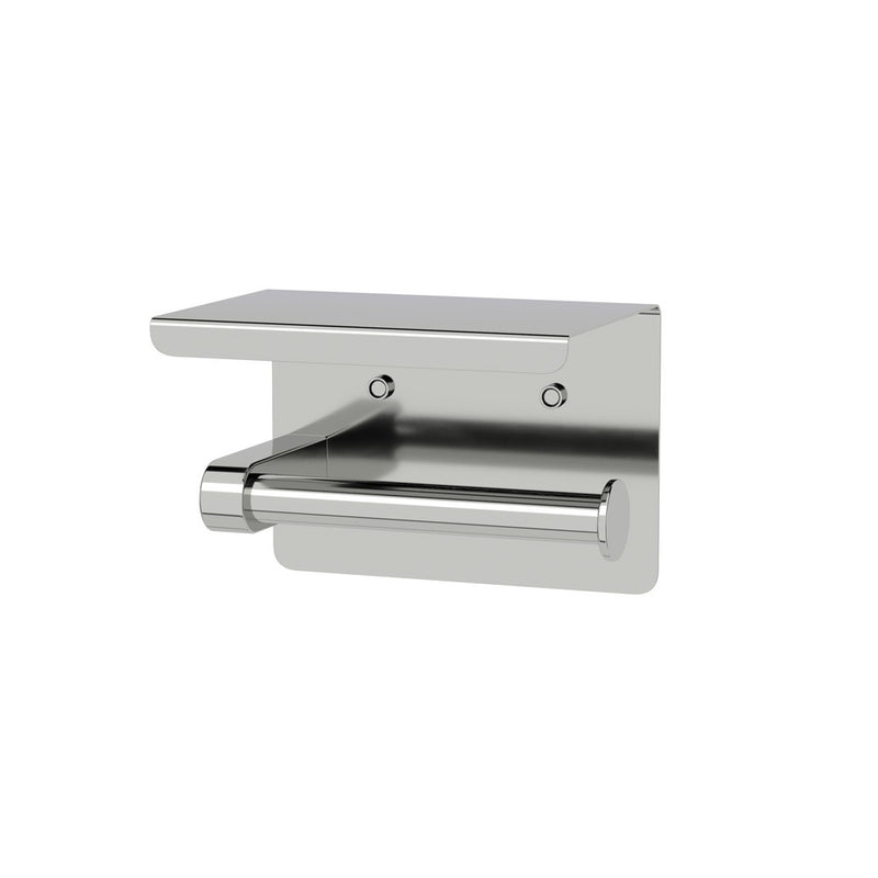 Elle Elite Toilet Roll Holder With Shelf