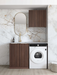 Otti Laundry Kit 1305 Havana Fluted with Stone Top
