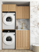 Otti Laundry Kit 1305 Havana Fluted with Stone Top