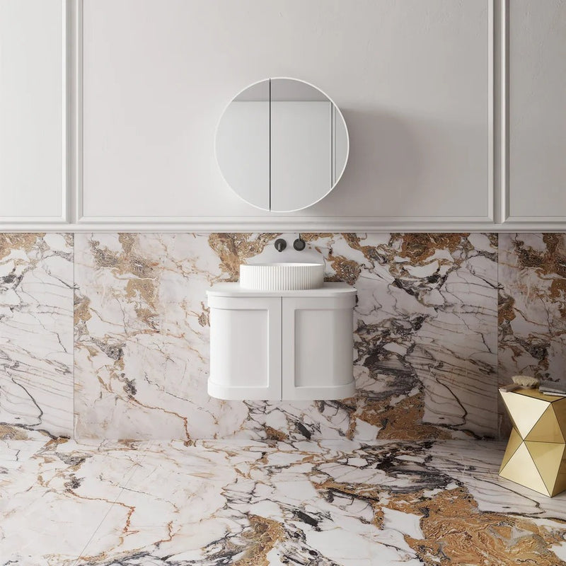 Cassa Design Westminster Curved Wall Hung Vanity