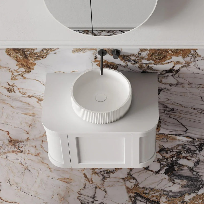 Cassa Design Westminster Curved Wall Hung Vanity