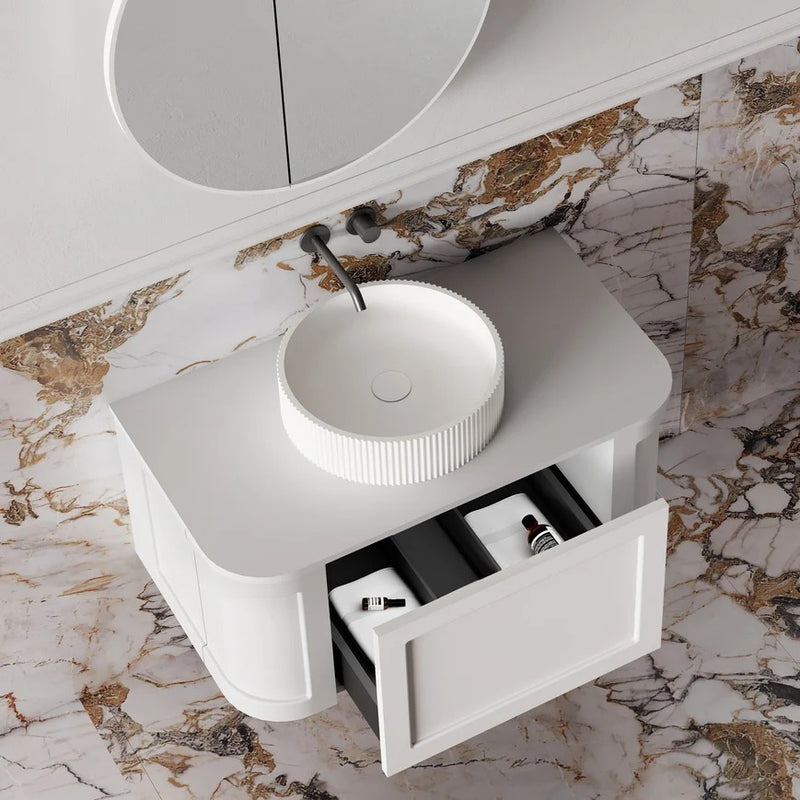 Cassa Design Westminster Curved Wall Hung Vanity