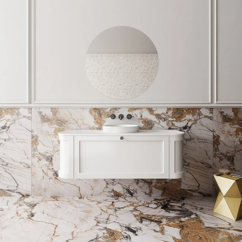 Cassa Design Westminster Curved Wall Hung Vanity