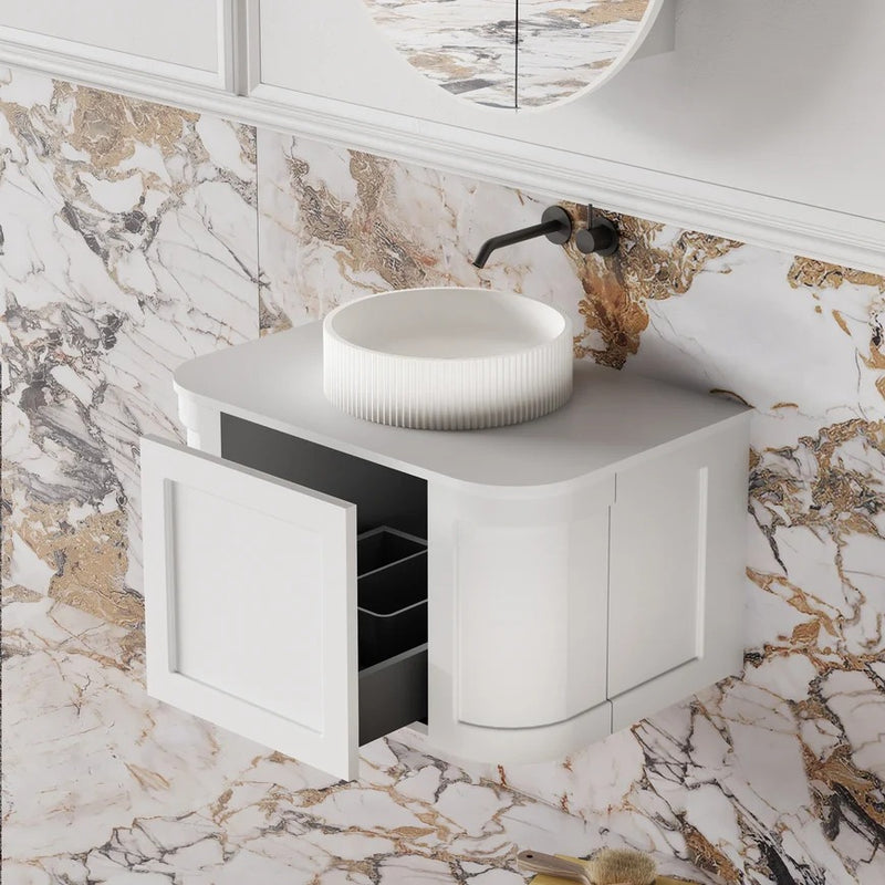 Cassa Design Westminster Curved Wall Hung Vanity