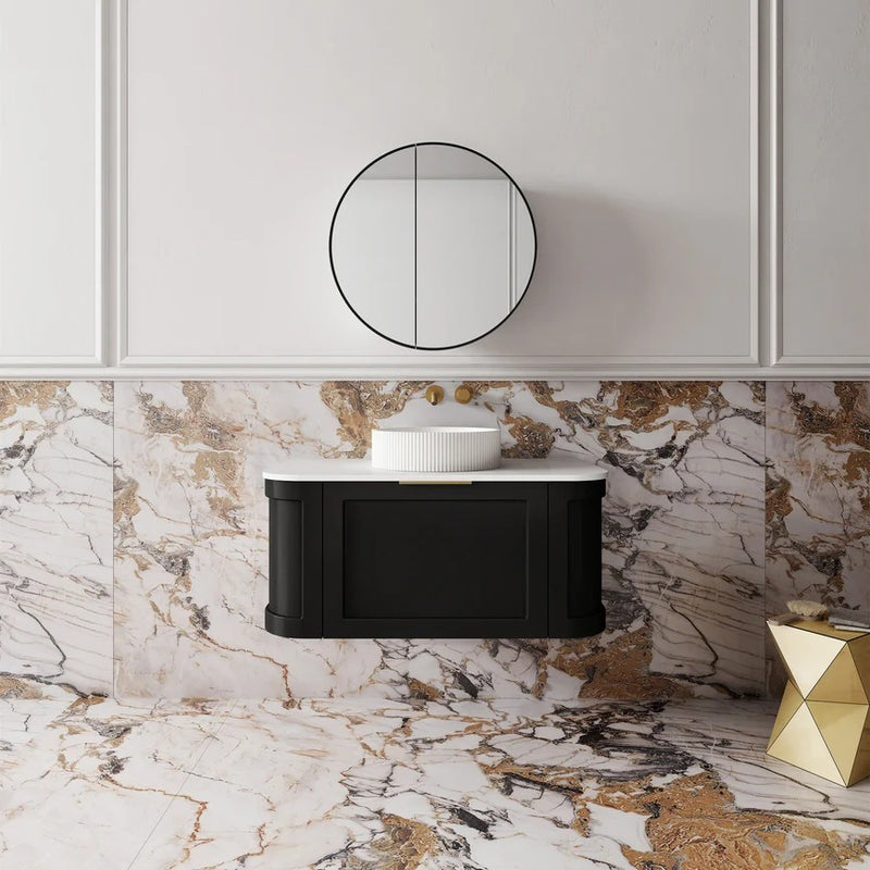 Cassa Design Westminster Curved Wall Hung Vanity