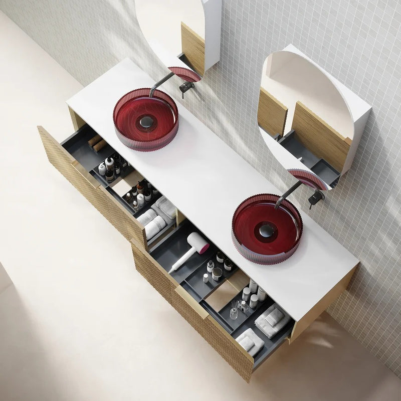 Cassa Design Relievo Wall Hung Vanity