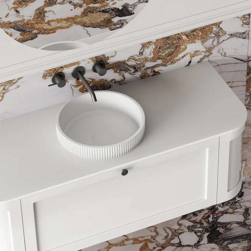 Cassa Design Westminster Curved Wall Hung Vanity
