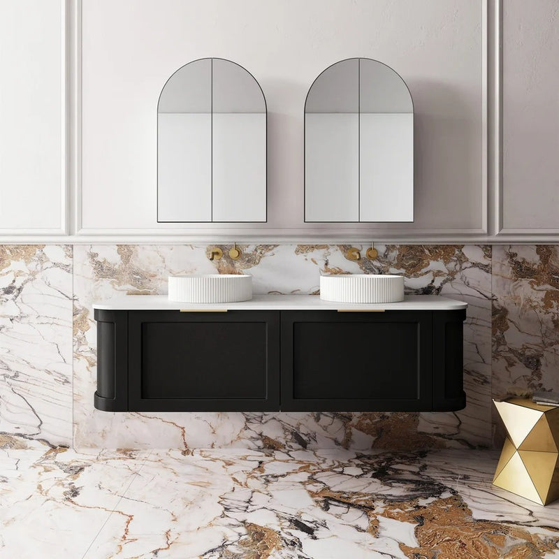 Cassa Design Westminster Curved Wall Hung Vanity