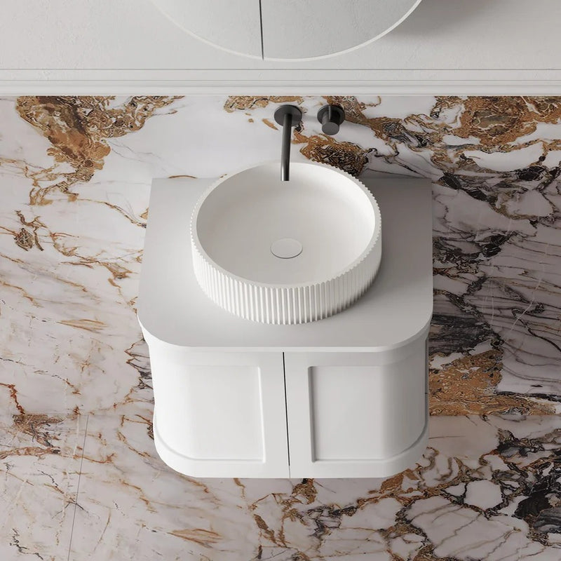 Cassa Design Westminster Curved Wall Hung Vanity