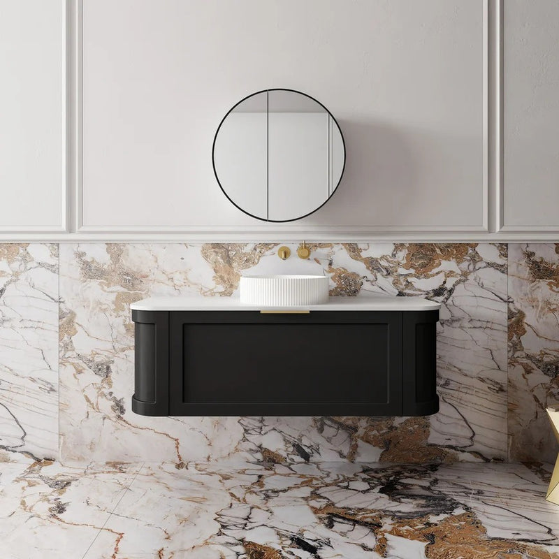 Cassa Design Westminster Curved Wall Hung Vanity