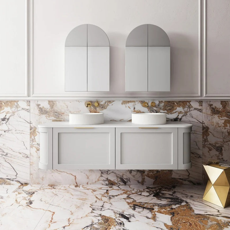 Cassa Design Westminster Curved Wall Hung Vanity