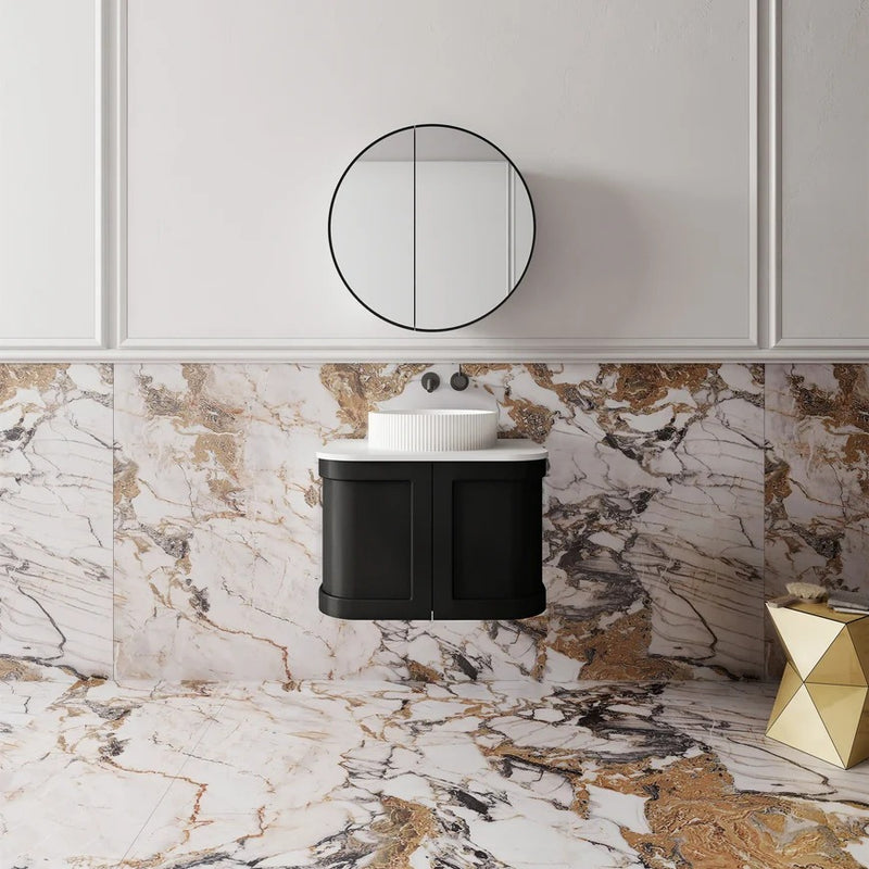 Cassa Design Westminster Curved Wall Hung Vanity