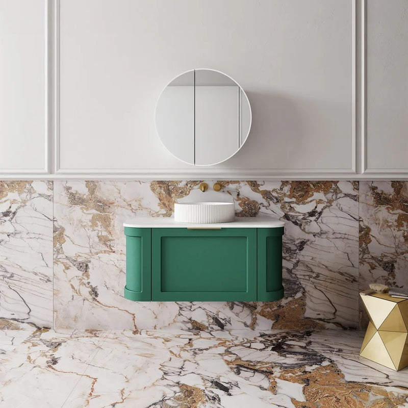 Cassa Design Westminster Curved Wall Hung Vanity