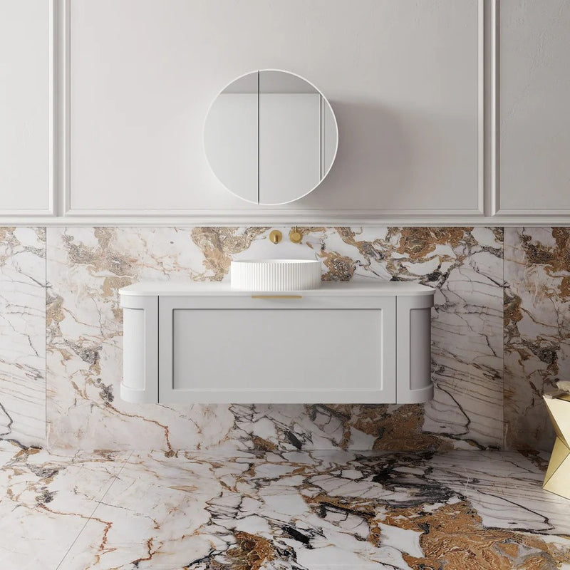 Cassa Design Westminster Curved Wall Hung Vanity