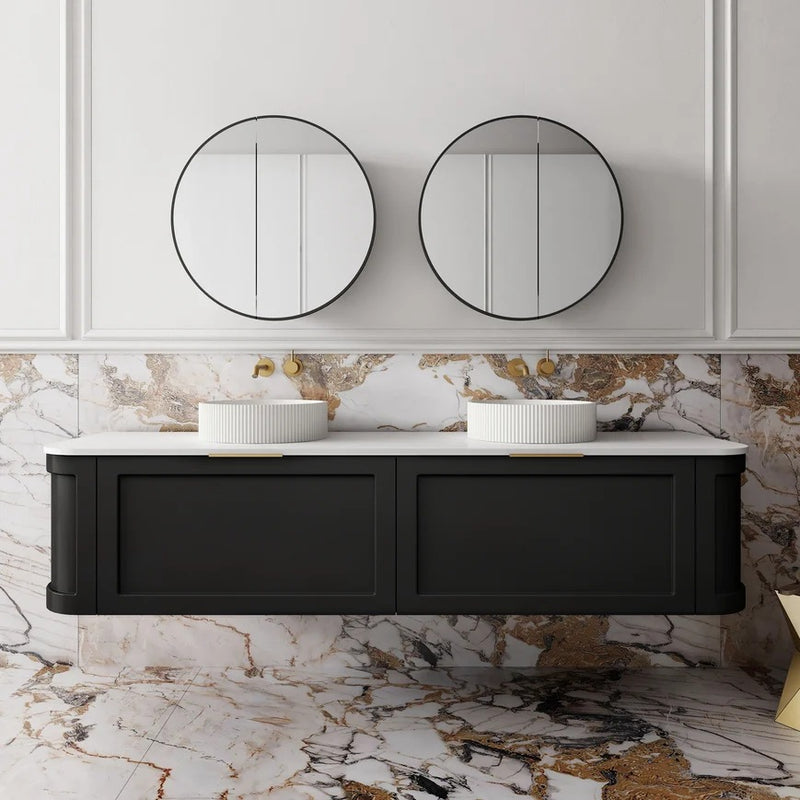 Cassa Design Westminster Curved Wall Hung Vanity