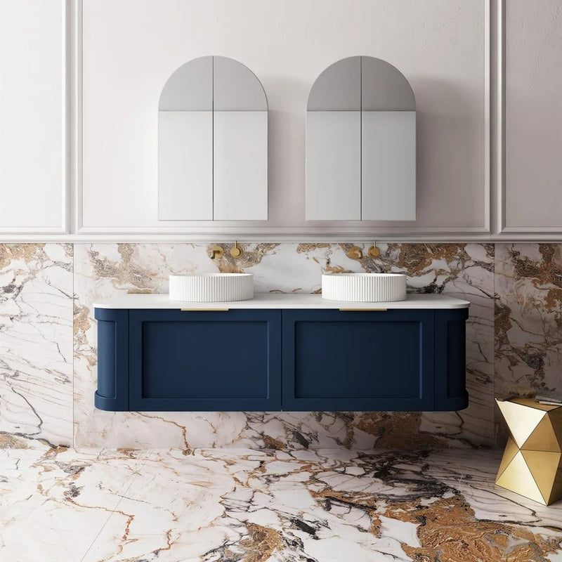 Cassa Design Westminster Curved Wall Hung Vanity