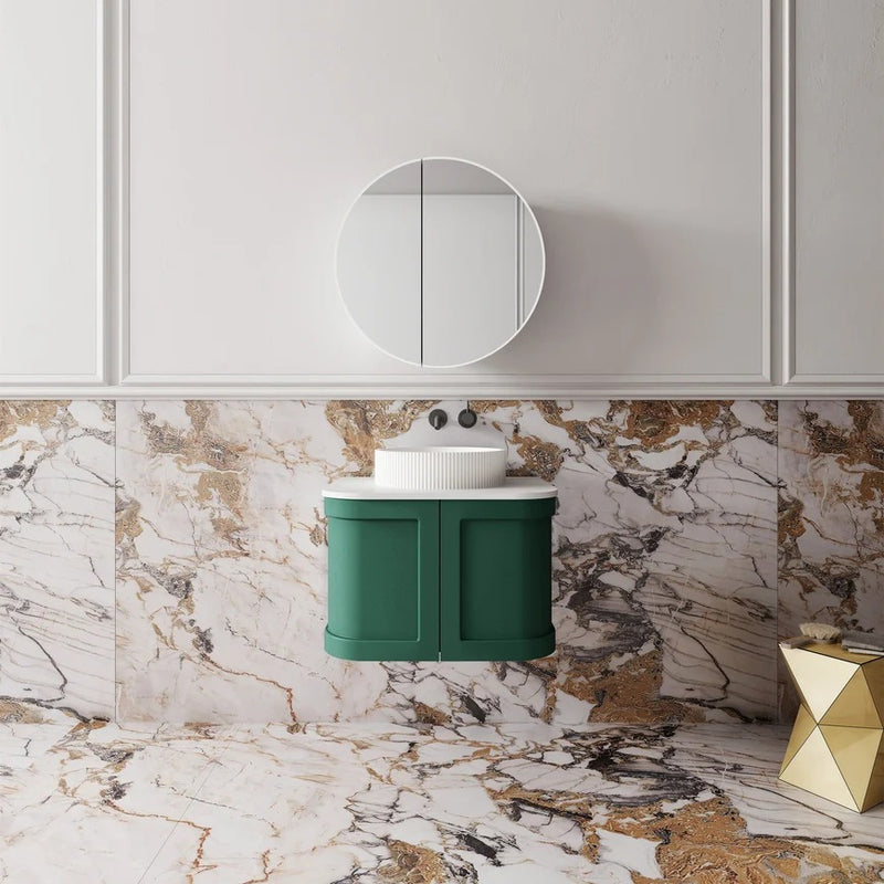 Cassa Design Westminster Curved Wall Hung Vanity