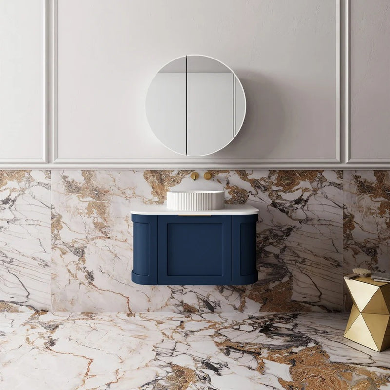 Cassa Design Westminster Curved Wall Hung Vanity