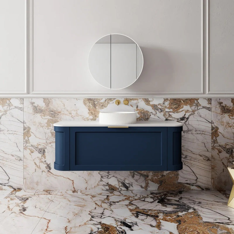 Cassa Design Westminster Curved Wall Hung Vanity