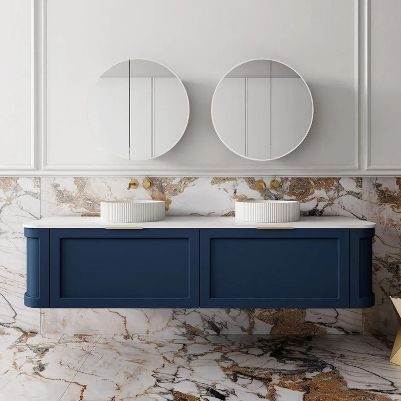 Cassa Design Westminster Curved Wall Hung Vanity