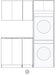 Otti Laundry Kit 1715 Bondi White with Stone Top
