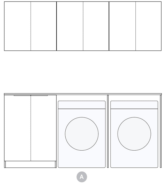 Otti Laundry Kit 1960 Bondi White
