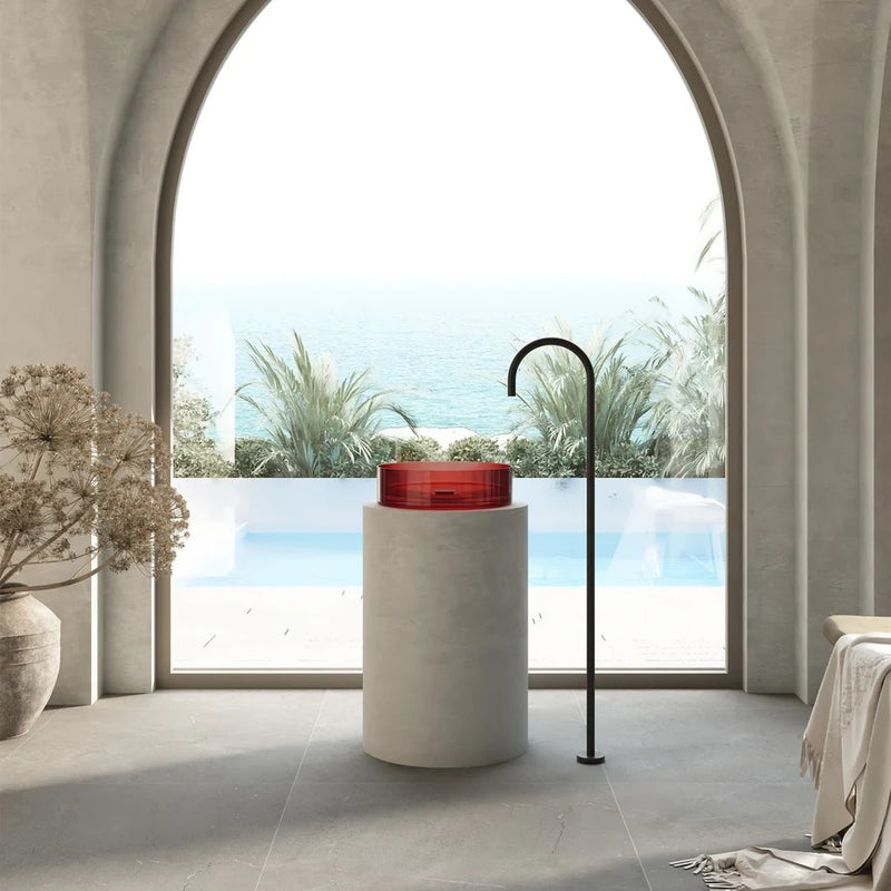 Cassa Design Wow Translucency Round Above Counter Basin