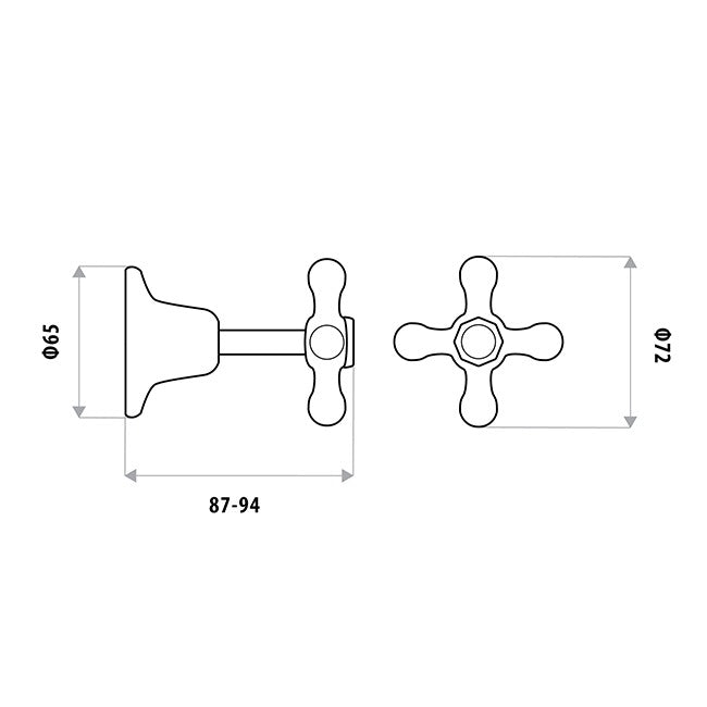 Linkware Entice Wall Top A'smbly - CP