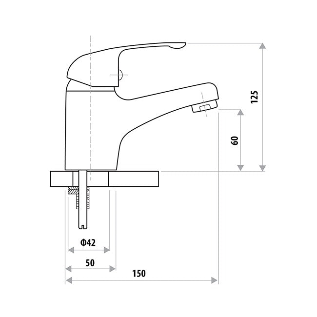 Linkware Helena Project WF Basin Mixer