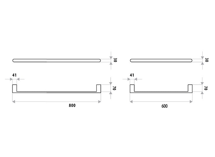 Huntingwood Towel Rail Single