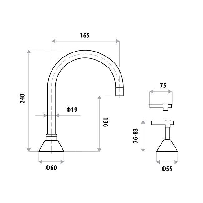 Linkware Kirra Plus Lever Hob Sink Set