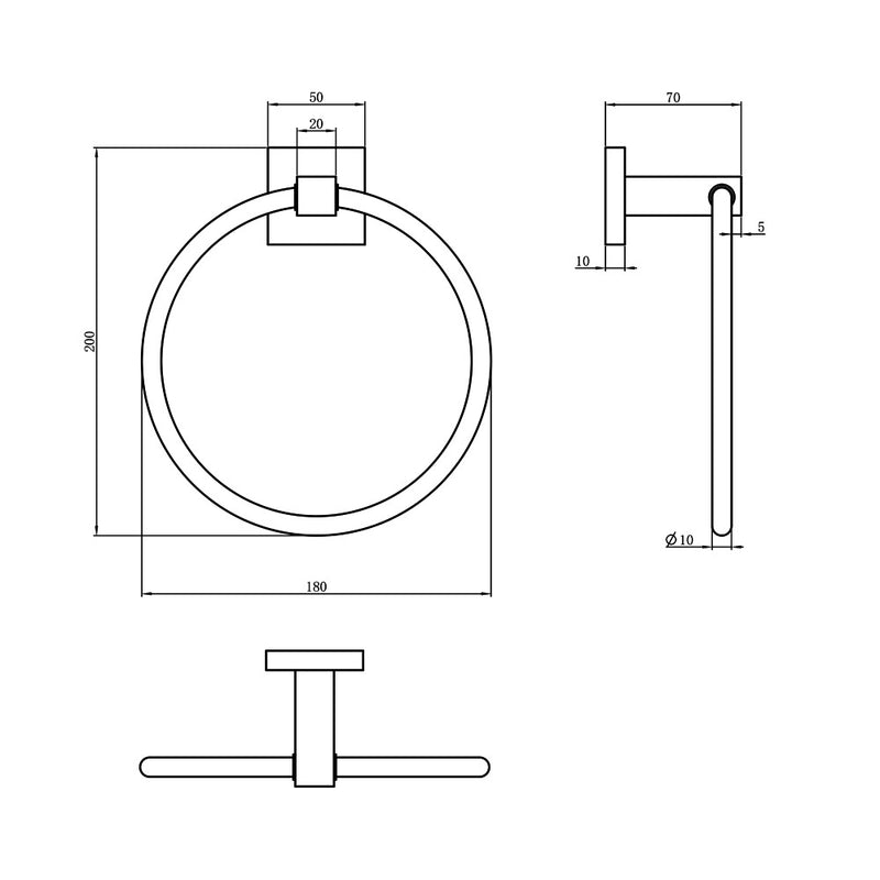 Linkware L/Elite Towel Ring