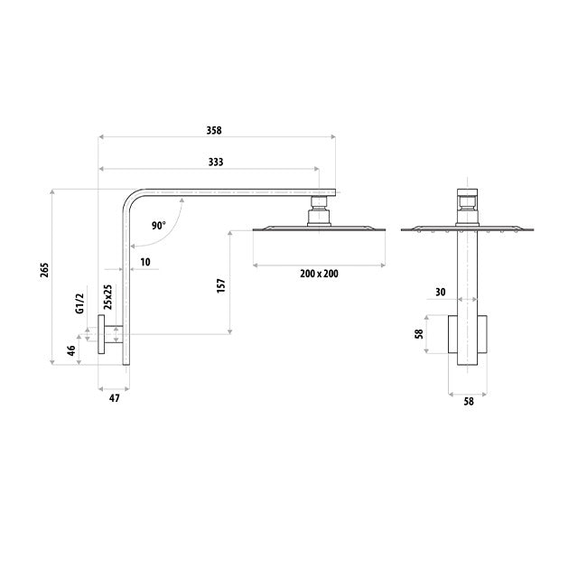 Liberty Gooseneck Shower