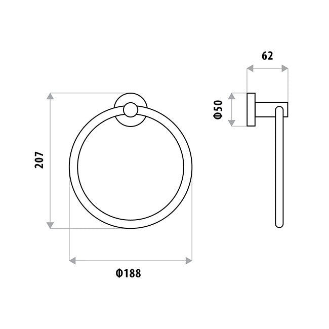 Linkware Loui Towel Ring