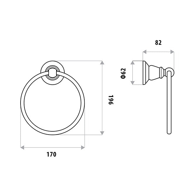 Linkware Noosa Towel Ring