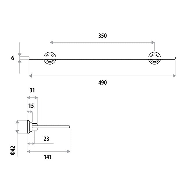 Linkware Renovator Glass Shelf