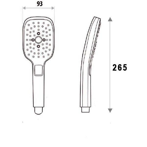 Linkware H'wood Handshower Only