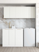 Otti Laundry Kit 1715 Noosa White with Stone Top