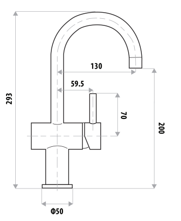 Linkware dan ELLE Bath/Basin MixerW/Spout