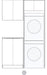 Otti Laundry Kit 1305 Bondi White with Stone Top