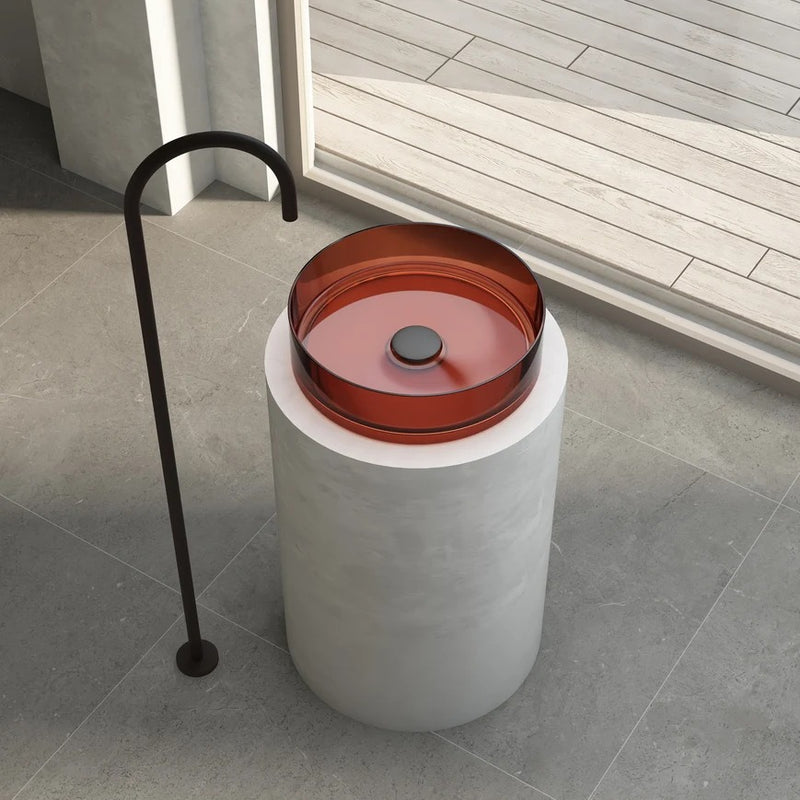 Cassa Design Wow Translucency Round Above Counter Basin