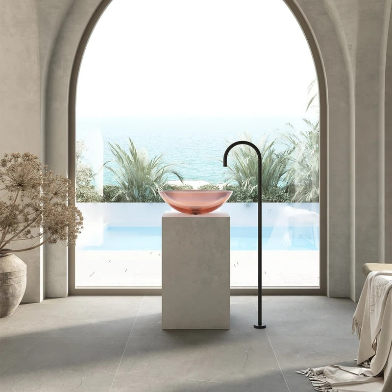 Cassa Design Wow Oval Translucency Resin Stone Basin