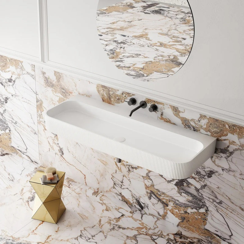 Cassa Design V-Groove Wall Hung Basin